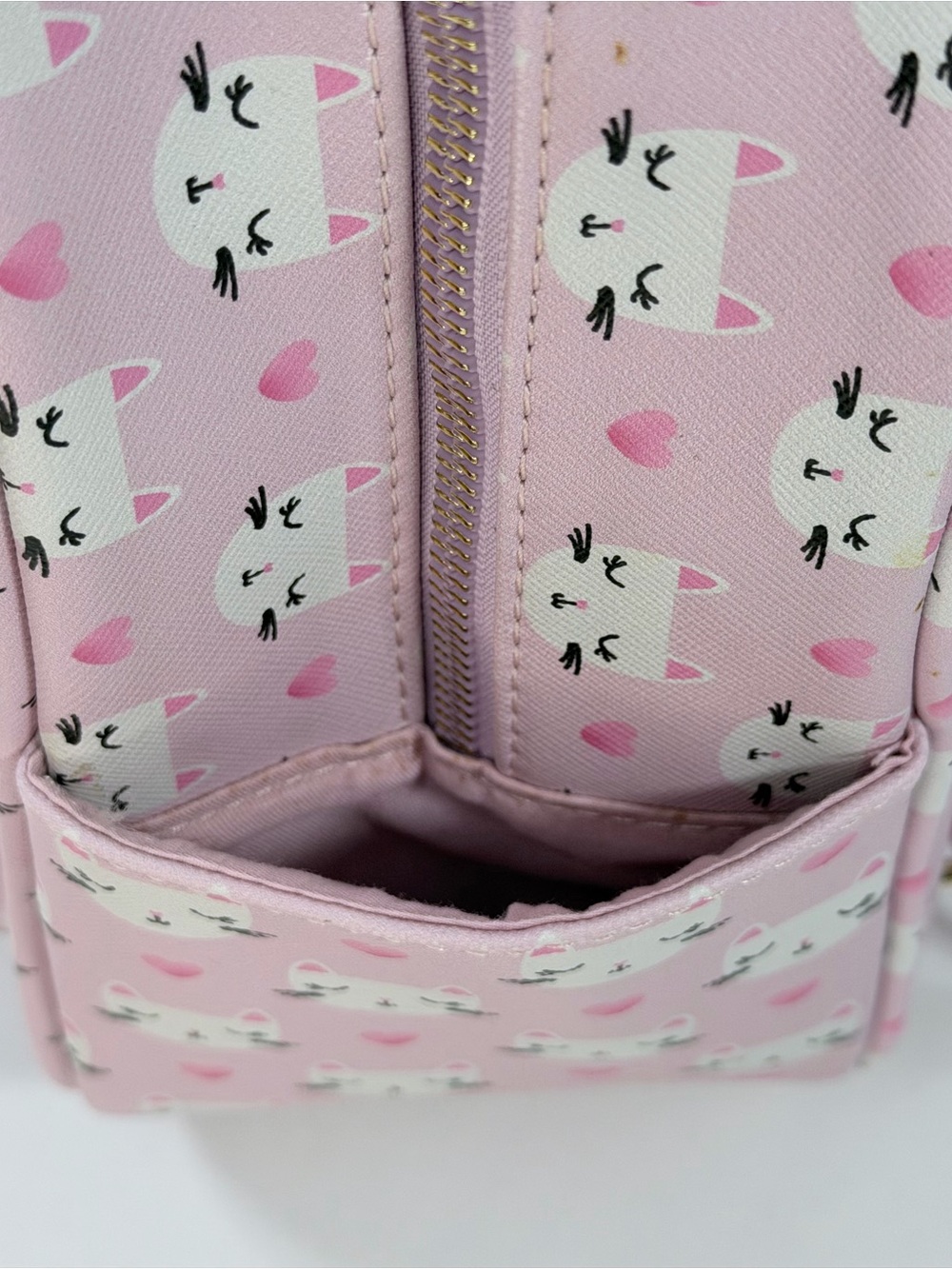 Under One Sky Kitty & Hearts Mini Backpack - Picture 10 of 13